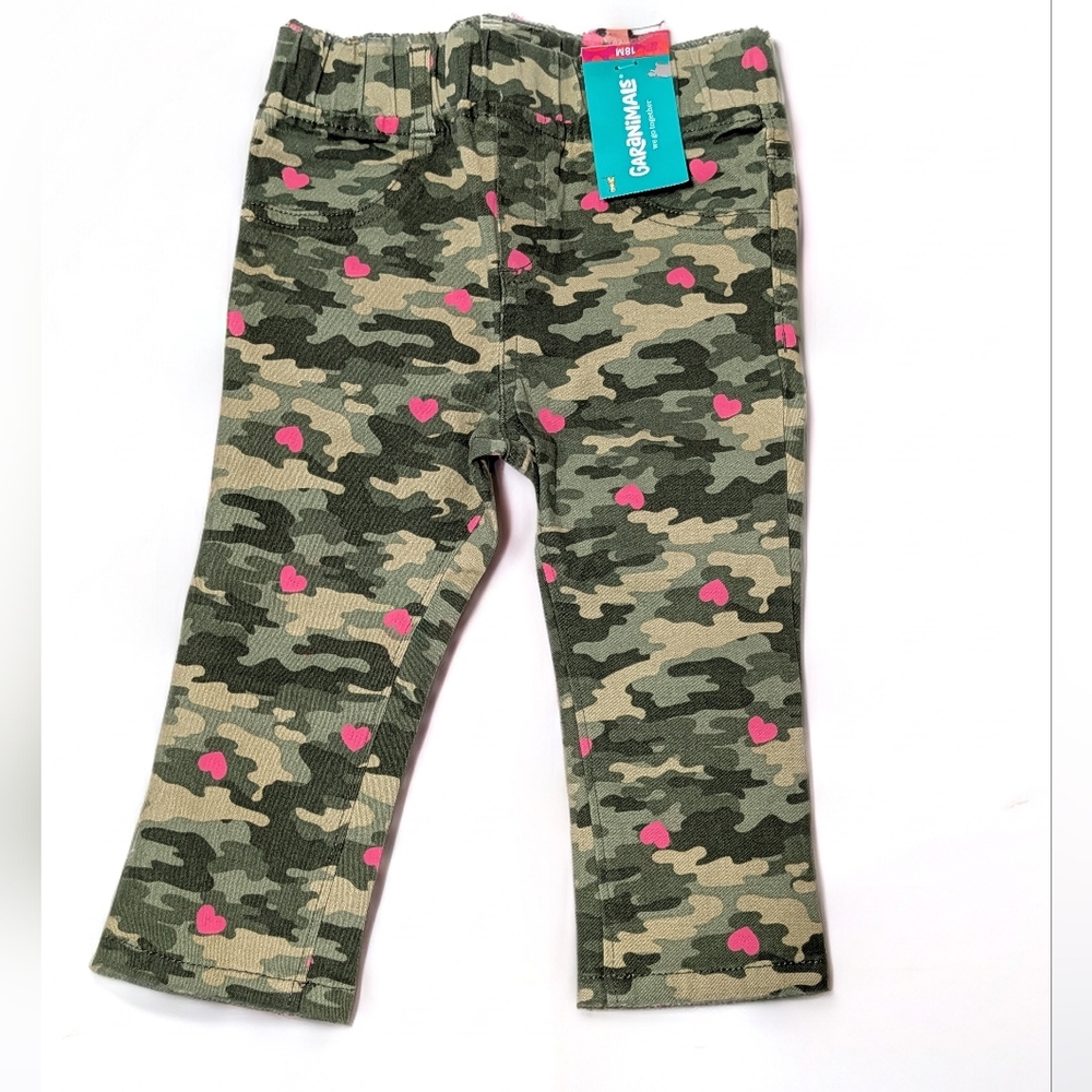 Garanimals Camo Heart Pants — NWT 18M | Cotton Stretch